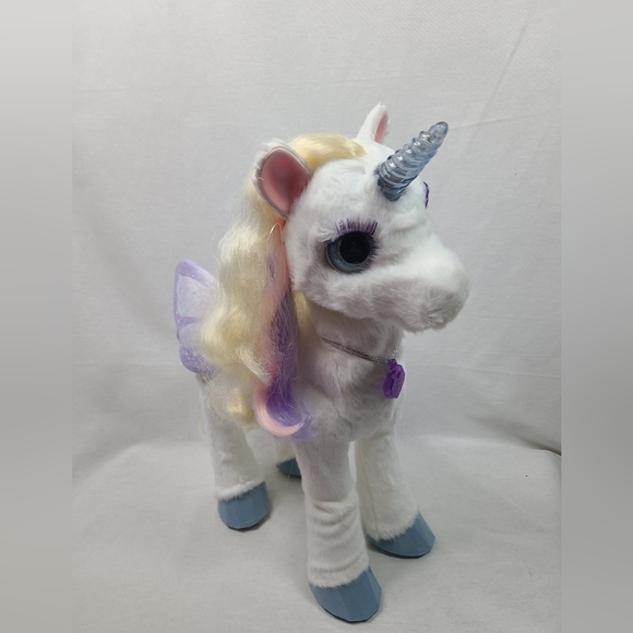 FurReal Friends StarLily WORKS! My Magical Unicorn Star Lily Fur Real No Berry - Picture 1 of 3